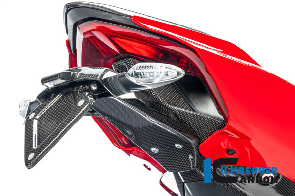 Ilmberger Carbon Ramenheckabdeckung unten glanz für Ducati Streetfighter V4 2020
