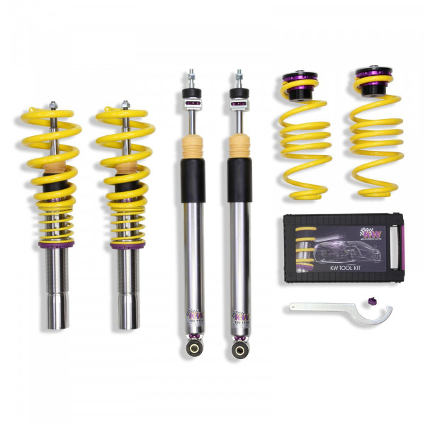 KW Gewindefahrwerk V3 inox AUDI A4 (B8) 8K2 08/2007-12/2015