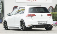 Rieger Heckeinsatz glanz schwarz für VW Golf 7 3-tür. 10.12-12.16 (bis Facelift)