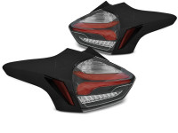 LED Rückleuchten schwarz rot passend für Ford Focus 3 Hatchback 15-18 LED Rückleuchten schwarz rot passend für Ford Focus 3 Hatchback 15-18