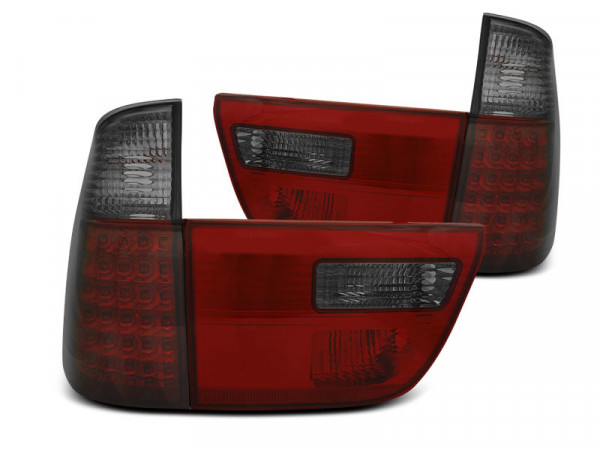 LED Rücklichter rot getönt passend für BMW X5 E53 09.99-06