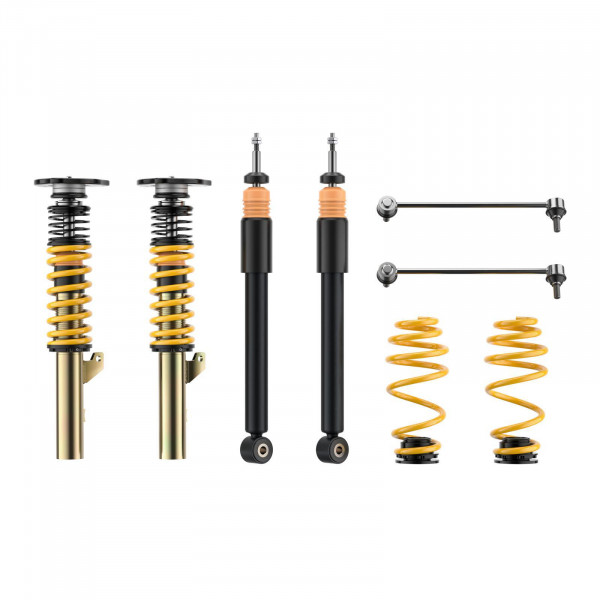ST XTA Gewindefahrwerk härteverstellbar mit Stützlager passend für SEAT Leon (1P1) 05/2005-12/2013