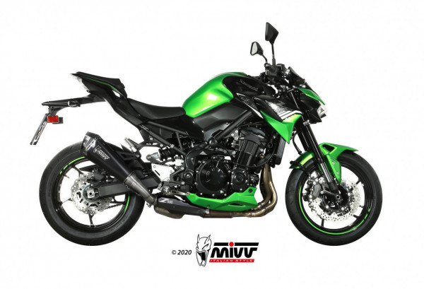 MIVVDelta Race Edelstahl Schwarz KAWASAKI Z900 20-22