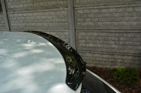 Spoiler CAP Für Renault Megane Mk4 Hatchback Schwarz Hochglanz