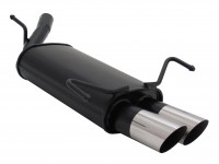 Novus Sportauspuff passend für Opel Corsa C 2x76mm MS-Design Novus Sportauspuff passend für Opel Corsa C 2x76mm MS-Design