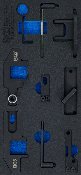 Werkstattwageneinlage 1/3: Motor-Einstellwerkzeug-Satz passend für PSA 1.0 / 1.2 Benziner