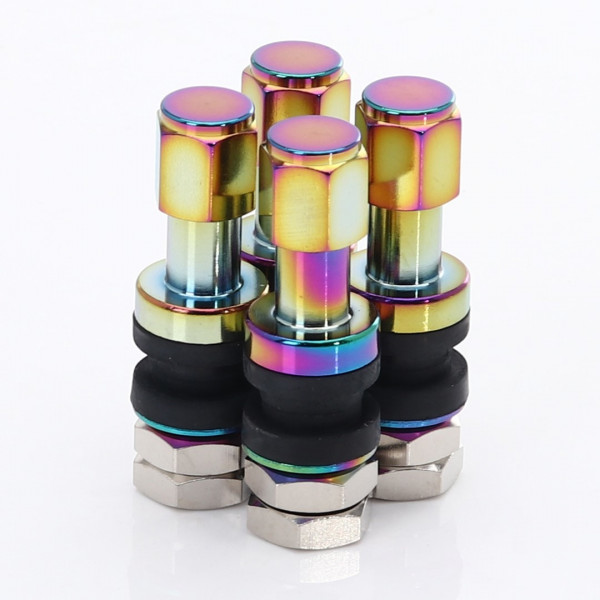 Satz Aluminium Felgenventile JR v2 - NEOCHROME