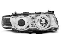 Scheinwerfer Angel Eyes chrom passend für BMW E38 09.98-07.01 Scheinwerfer Angel Eyes chrom passend für BMW E38 09.98-07.01