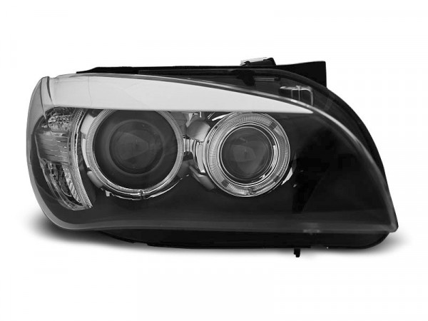 Scheinwerfer Angel Eyes LED schwarz passend für BMW X1 E84 10.09-07.12