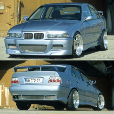 K.A.W. PlusKit Sportfahrwerk für BMW 3er 320 - 328i + 318 tds , 325 td / tds Limousine E36 ab 09/199