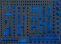 BGS Werkstattwageneinlage 3/3 leer passend für Art. 4036 BGS Werkstattwageneinlage 3/3 leer passend für Art. 4036