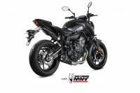 MIVV DELTA RACE Edelstahl Schwarz passend für YAMAHA MT-07/FZ-07 21-23 MIVV DELTA RACE Edelstahl Schwarz passend für YAMAHA MT-07/FZ-07 21-23