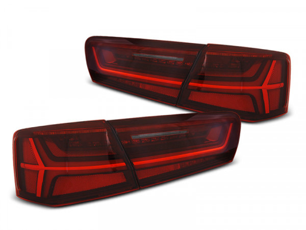 LED Bar Rückleuchten rot weiß dynamische Blinker Passend Für Audi A6 C7 11-14 Limousine