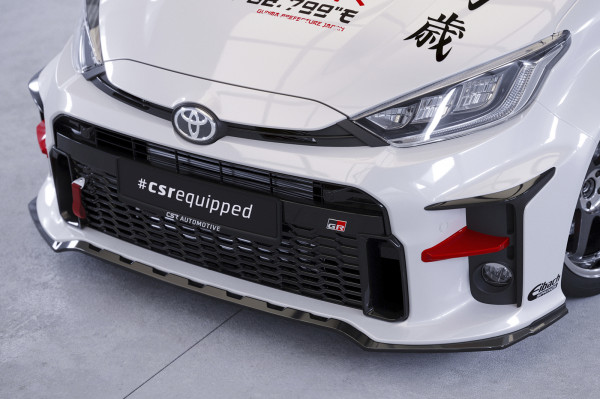 Cup-Spoilerlippe mit ABE für Toyota GR Yaris (XP21) CSL535 Schwarz Strukturiert