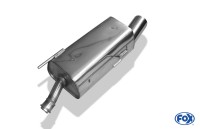 FOX Endschalldämpfer 1x90 Typ 13 passend für Peugeot 206 Limousine/CC FOX Endschalldämpfer 1x90 Typ 13 passend für Peugeot 206 Limousine/CC