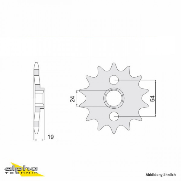 Ritzel 15 Zähne Teilung 632