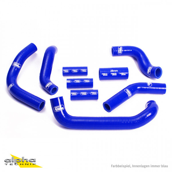 SAMCO SPORT Siliconschlauch Kit blau für Suzuki GSXR750W GSXR1100W Modelljahr 1992-1998