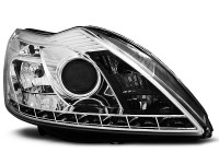 Scheinwerfer passend für Ford Focus II 02/2008–2010 Chrom LED Scheinwerfer passend für Ford Focus II 02/2008–2010 Chrom LED