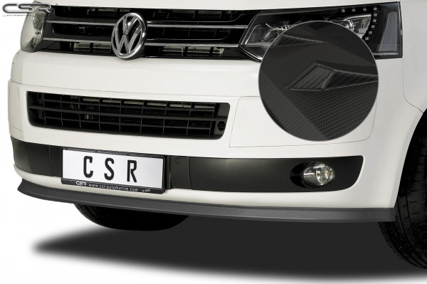Cup-Spoilerlippe mit ABE für VW T5 CSL363-M Carbon Look Matt