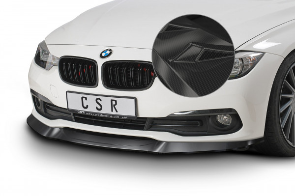Cup-Spoilerlippe mit ABE für BMW 3er F30/F31 CSL366-C Carbon Look Hochglanz