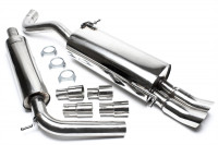 TA Technix Edelstahlanlage 2x76mm DTM passend für Skoda Fabia I / VW Polo 9N TA Technix Edelstahlanlage 2x76mm DTM passend für Skoda Fabia I / VW Polo 9N