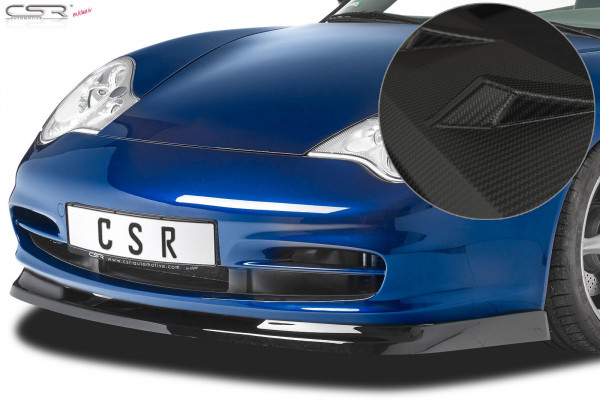 Cup-Spoilerlippe mit ABE für Porsche 911/996 CSL355-M Carbon Look Matt