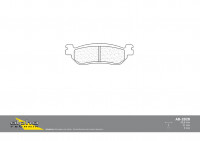 alpha Technik Bremsbelag Straße mit ABE passend für Yamaha YZF-R1 RN09 / YZF-R6 RJ03 alpha Technik Bremsbelag Straße mit ABE passend für Yamaha YZF-R1 RN09 / YZF-R6 RJ03
