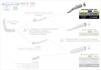 Arrow Pro-Race Nichrom Dark Endschalldämpfer passend für Suzuki GSX-S 750 Arrow Pro-Race Nichrom Dark Endschalldämpfer passend für Suzuki GSX-S 750