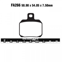 EBC-FA266 HH Bremsbeläge passend für verschiedene Motorräder EBC-FA266 HH Bremsbeläge passend für verschiedene Motorräder
