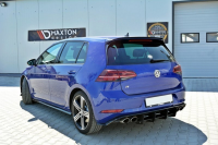 Spoiler CAP V.1 Für Volkswagen Golf 7 / 7 Facelift R / R-Line / GTI Schwarz Matt