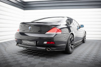 Heck Ansatz Flaps Diffusor Für BMW 6er Coupe E63 / Cabrio E64 Schwarz Hochglanz