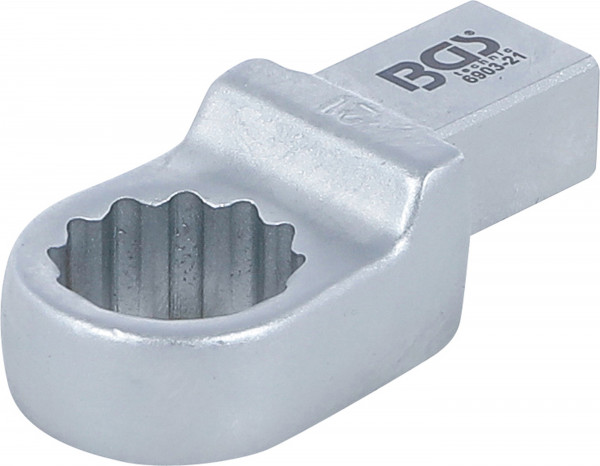 BGS Einsteck-Ringschlüssel 21 mm mit 14x18 mm Aufnahme