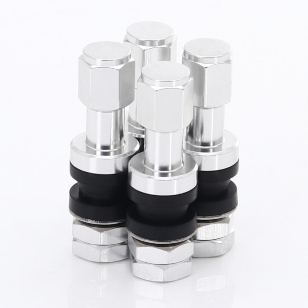 Satz Aluminium Felgenventile JR v2 - SILVER