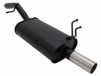 Novus Sportauspuff passend für Ford Fiesta MK6 JH / JD 1x60mm Novus Sportauspuff passend für Ford Fiesta MK6 JH / JD 1x60mm