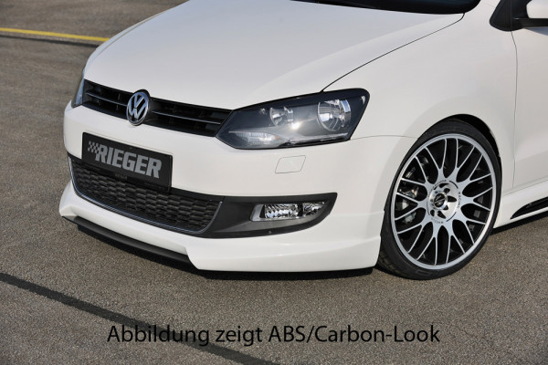 Rieger Spoilerschwert matt schwarz für VW Polo 6 (6R) 3-tür. 04.09-01.14 (bis Facelift)