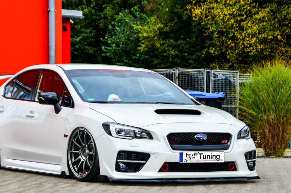 Cup Frontspoilerlippe mit Wing für Subaru Impreza WRX STI