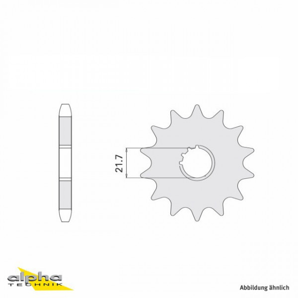 Ritzel 15 Zähne Teilung 525