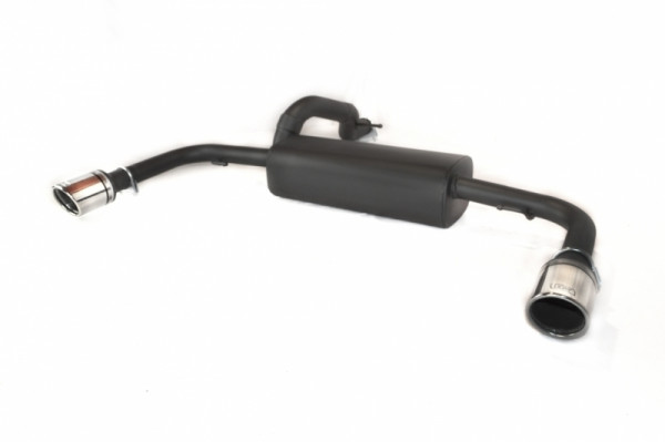 Ulter Sportauspuff passend für Volvo V40 2012–2016 mit 2 Duplex Endrohren Ø90