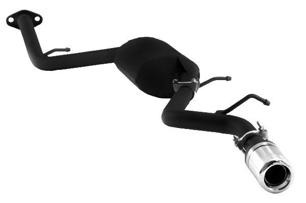 Ulter Sportauspuff passend für Toyota IQ 2009-2015 1 Endrohr rund Ø80