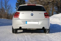 FOX Endschalldämpfer passend für BMW F20/F21 120d, Ausgang rechts/links, Typ 10 1x100 mm FOX Endschalldämpfer passend für BMW F20/F21 120d, Ausgang rechts/links, Typ 10 1x100 mm