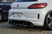 Gefräster Heckansatz mit Finnen passend für VW Scirocco R Facelift Gefräster Heckansatz mit Finnen passend für VW Scirocco R Facelift