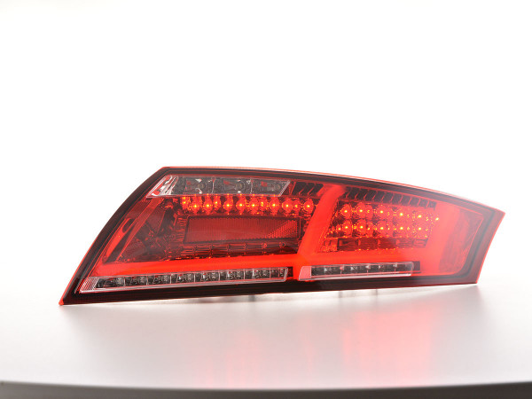 LED Rückleuchten Set Lightbar Audi TT 8J Bj. 06-14 rot/klar