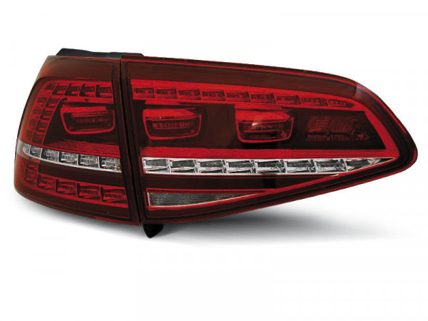 LED Rücklichter Sport rot weiß passend für VW Golf 7 13-17