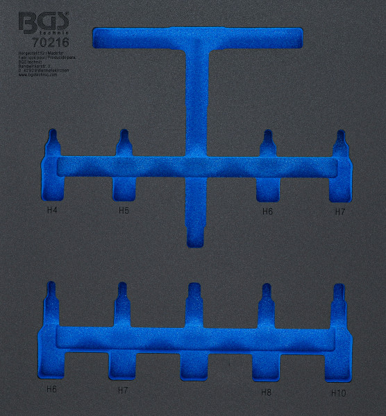 BGS Werkstattwageneinlage 2/3 leer passend für Art. 70216