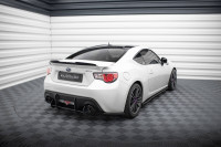 Heck Ansatz Flaps Diffusor V.1 Für Subaru BRZ Mk1 / Mk1 Facelift Schwarz Hochglanz
