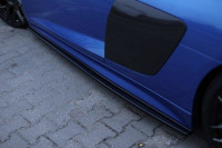 Seitenschweller Ansatz Für Audi R8 Mk.2 Schwarz Hochglanz