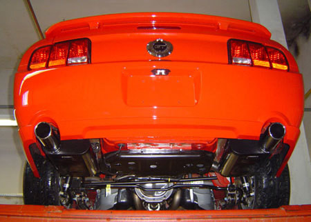 FOX Endschalldämpfer passend für Ford Mustang GT Coupe 4,6l – 1x90 Typ 17 rechts/links