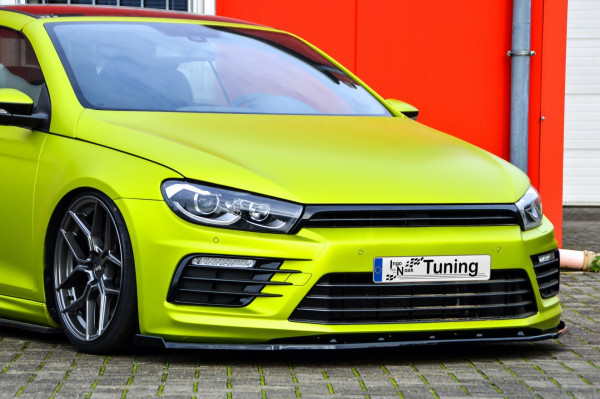 V2 Cup Frontspoilerlippe mit Wing für VW Scirocco R Facelift