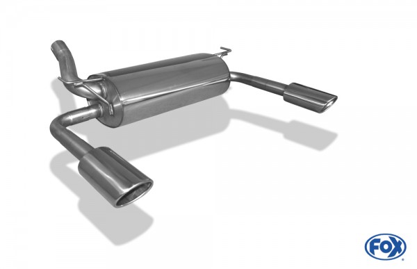 FOX Endschalldämpfer passend für Ford Kuga II 4x4 – Ausgang rechts/links 115x85 Typ 44