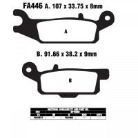EBC FA446 R Bremsbeläge passend für Yamaha Grizzly EBC FA446 R Bremsbeläge passend für Yamaha Grizzly